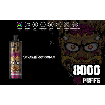 8000puffs Batería recargable Ecigs desechables