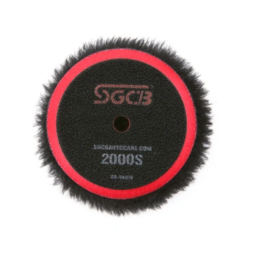 SGCB Ultra Fine Microfibre Finishing Pad, 5 Car Wax Applicator Pad  Polishing Hook and Loop Pad Soft Buffing Wool Pad Kit for Polisher Buffer  Pneumatic Machine – SGCB AUTOCARE