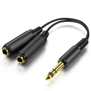 6.35mm Dual Splitter Male to Female Splitter converter