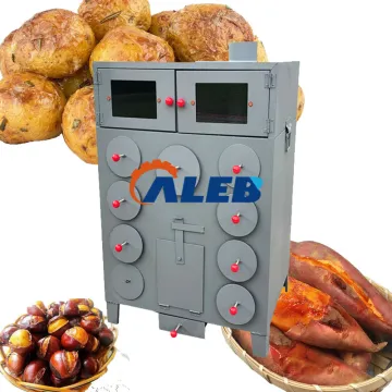 Professional Chinese Style Double Layer Chestnut, Sweet Potato, and Banana Roasting Oven