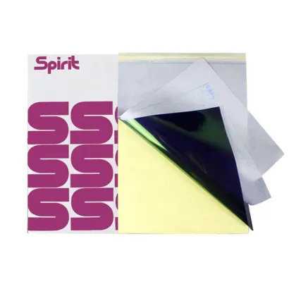 Disposable Spirit: High-Quality A4 Size Spirit Tattoo Supply - Master Thermal Stencil, Carbon Copier, and Tattoo Transfer Paper