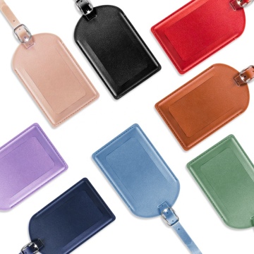 Customized PU B6 Size Travel Baggage Tags Printing Service
