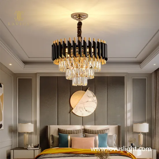 Acrylic villa custom chandelier Phnom Penh light luxury chandelier Living room bedroom creative chandelier