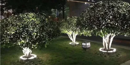 2W Decoration Special Column Lights Tree Holding Lamp