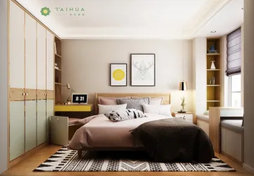 Customizing Adult Bedroom with 4 Door Wardrobe
