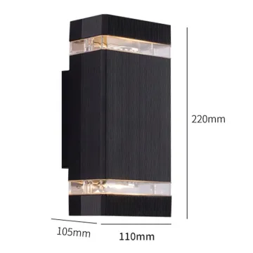 Sconce Aluminum Waterproof LED Outdoor Wall Lamps