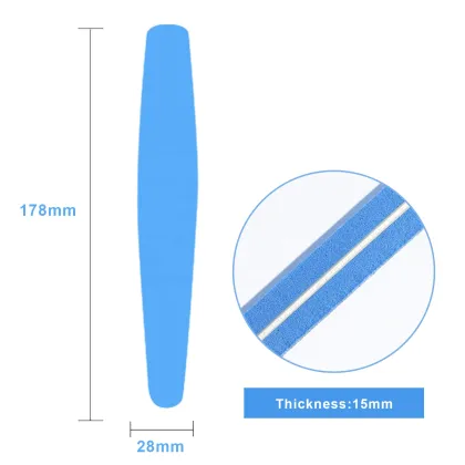 Gelsky Nail Supplier 3 Way Nail Buffer 3 In1 Sponge Nail Buffer