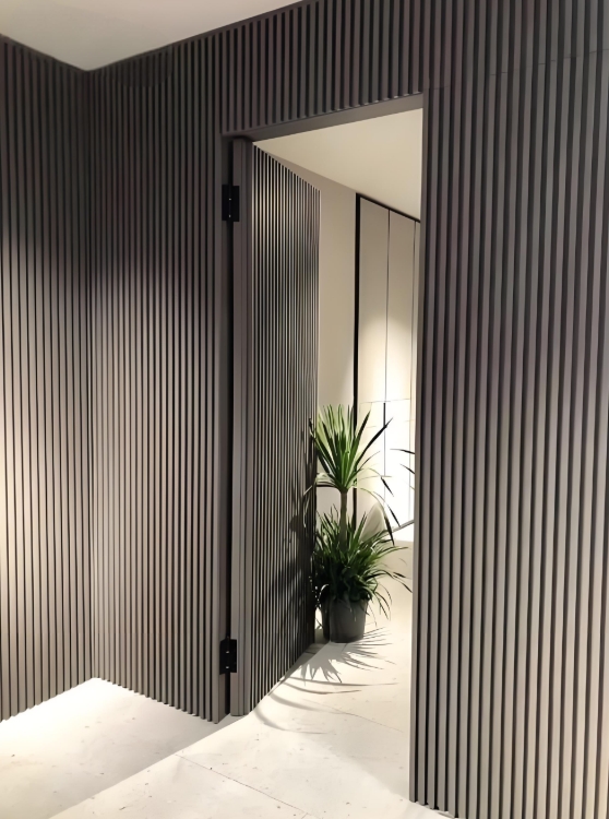 slat wall hidden door