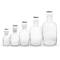 Transparente 1000 ml schmale Mundglasreagenzflasche