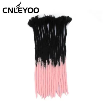 Factory 24 Inch New Dread Lock 15 Roots Straight Dread Lock Hair Extension Soft Dreads For Men Women Kids