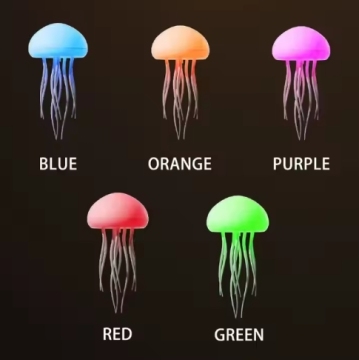 2024 Romantic Camping Cafe Bar Dynamic Jellyfish Atmosphere Lamp