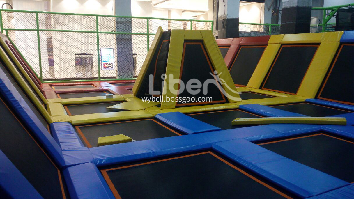 large indoor trampoline park