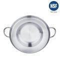 21.25 Inch Heavy Duty Stainless Steel Convex Comal