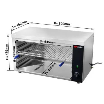 Commercial Kitchen Stainless Steel Electric Salamander Maschine
