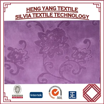 Velvet fabric for sofa, burnout silk velvet fabric