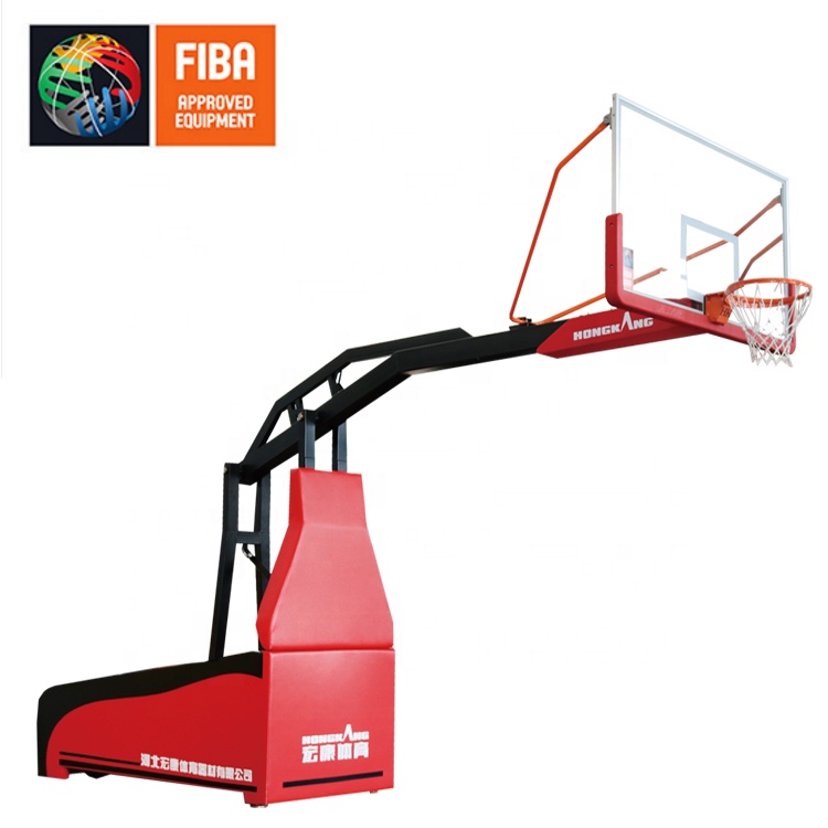 Movable FIBA Approved Basketball Ring Stand Post