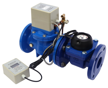 Split pilot valve smart IC card water meter