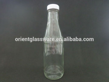 clear tomato jam glass bottle