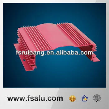 CNC machining aluminum extrusion enclosure with ear