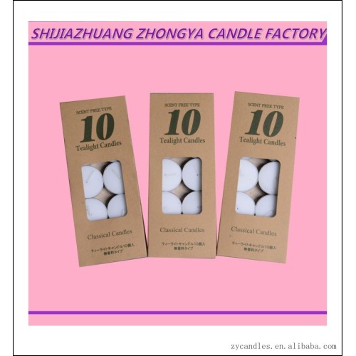 Unscented Tealight Export Good Quality Candles