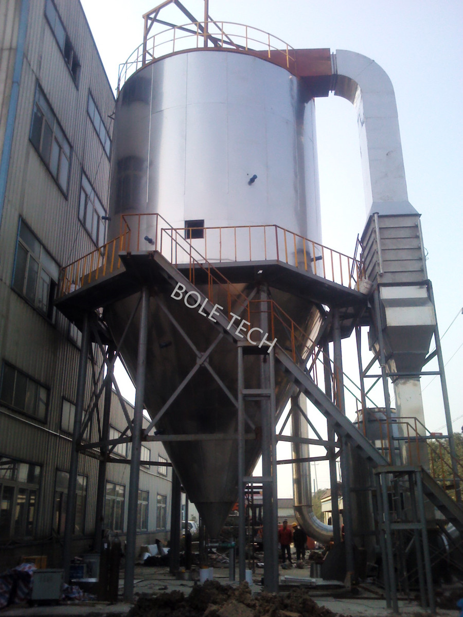 Lithium battery materials centrifugal spray dryer machine