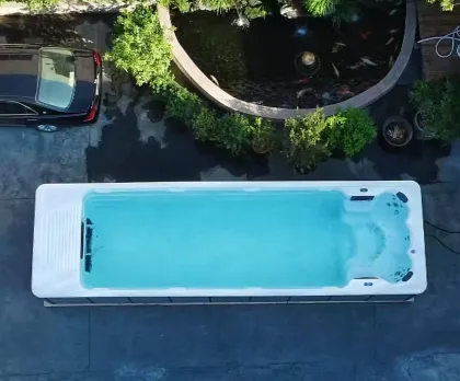 Deluxe large swim spa endless spa pool