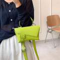 Avocado Green Fashion Ladies Leather Handbag Crossbody Bag