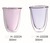 CE/EU/FDA/SGS/LFGB HANDBLOWN COLORED DOUBLE WALL COFFEE GLASS CUP