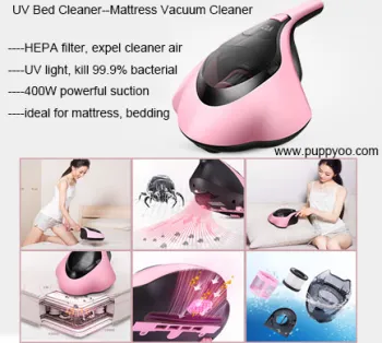 PUPPYOO UV Handheld Mattress & Uphostery Vacuum Cleaner 400W