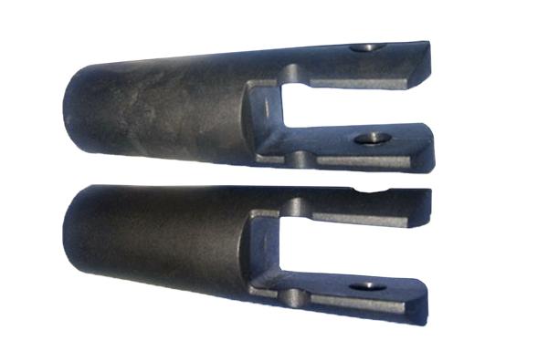 X-ray transparent PEEK calcaneal connecting rod (spark surface) for external fixation bracket