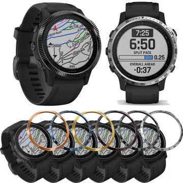 The New Bezel Ring Frame Case for Garmin Fenix 6S Pro 6S sapphire Smart Watch Stainless Steel Cover Anti-scratch Metal protector