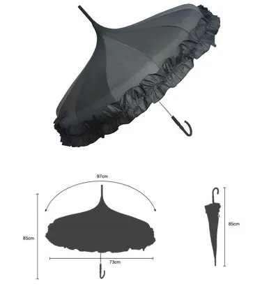 Customized Noble Lady Umbrella for Outdoor Promotions