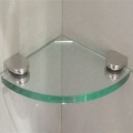 10mm 12mm Clear Tempered Corner Shelf Glass Panel