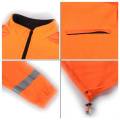 High Vis Fleece Hoodie Reflective Work Safety Sweatshirts