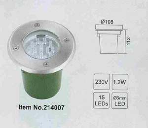 1.2w High Quality Led Underground Light 