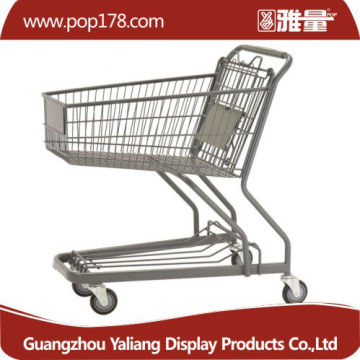 Japan design 70L metal Supermarket trolley