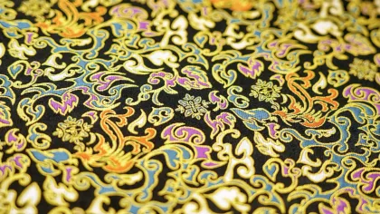 Nitre Flame Mulberry Silk Fabric