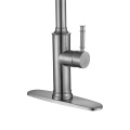 handlen sengl 304 # Faucet Cegin dur gwrthstaen