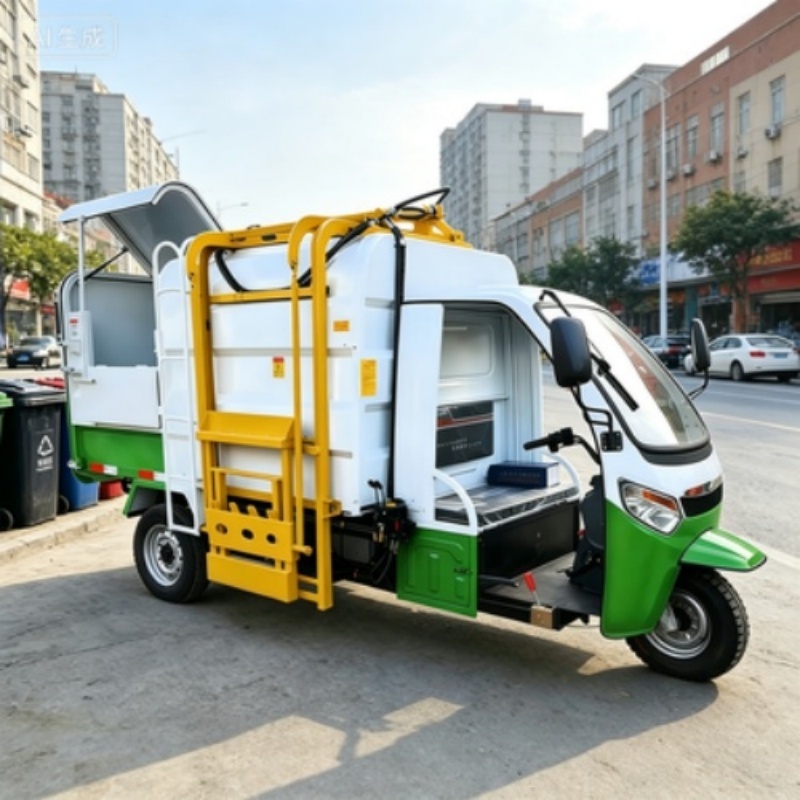 Advanced Mobile Garbage Compacting Transfer Truck Unit