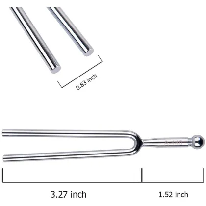 Stainless Steel Musical Instrument Tuner - 440Hz Violin Guitar Tuner & Tuning Fork