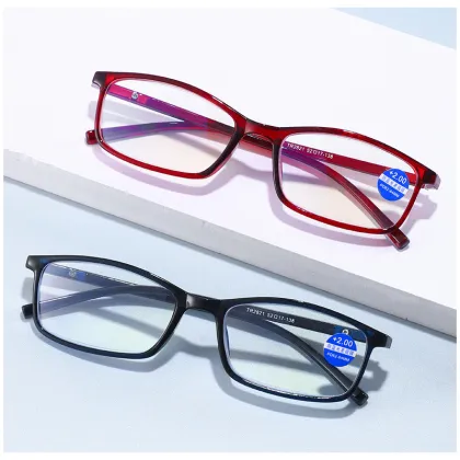 Spring Hinge Anti Blue Light Reading Glasses
