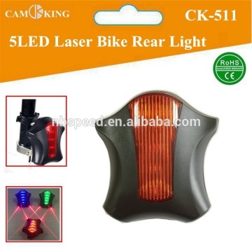 Bike Bicycle laser beam rear tail light