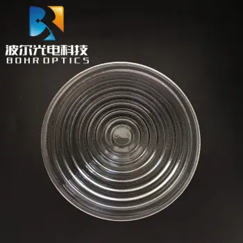 Diameter200mm EFL100mm Round Glass Spotlight Fresnel Lens