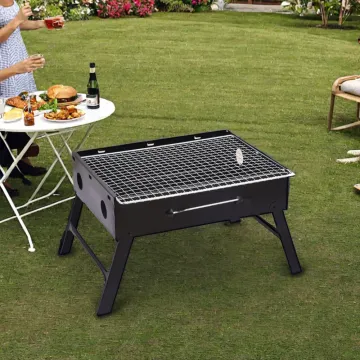 Outdoor Portable Folding Commercial Grill Household Charcoal BBQ Tools