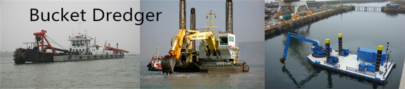 Bucket marine dredger