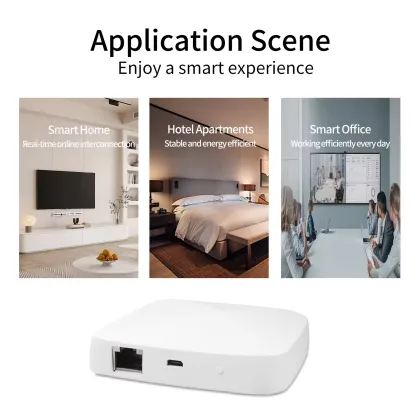 Tuya Zigbee Smart Home IoT Gateway: Control Zigbee Devices Remotely via Smart Life App and Voice Assistants