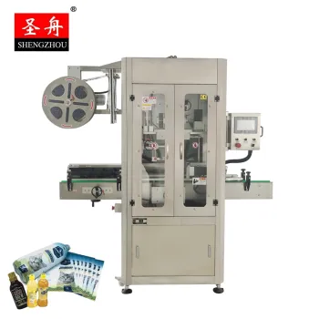 Automatic Bottle Shrink Sleeve Labeling Applicator Machine