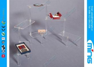 Plex Risers Rectangular Clear Acrylic Display Stands with F