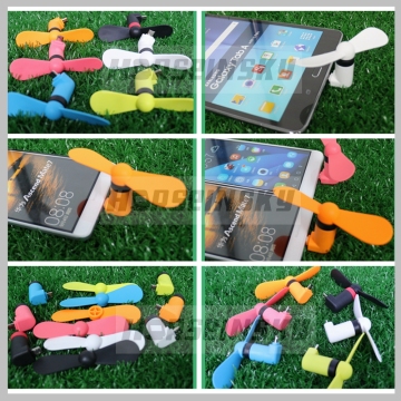 Portable Android Phone Fan Mobile Fan with Strong Wind Mini USB Fan for Phones