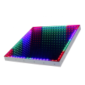 LED -scenbelysning Färg 3D Infinity LED Dance Floor